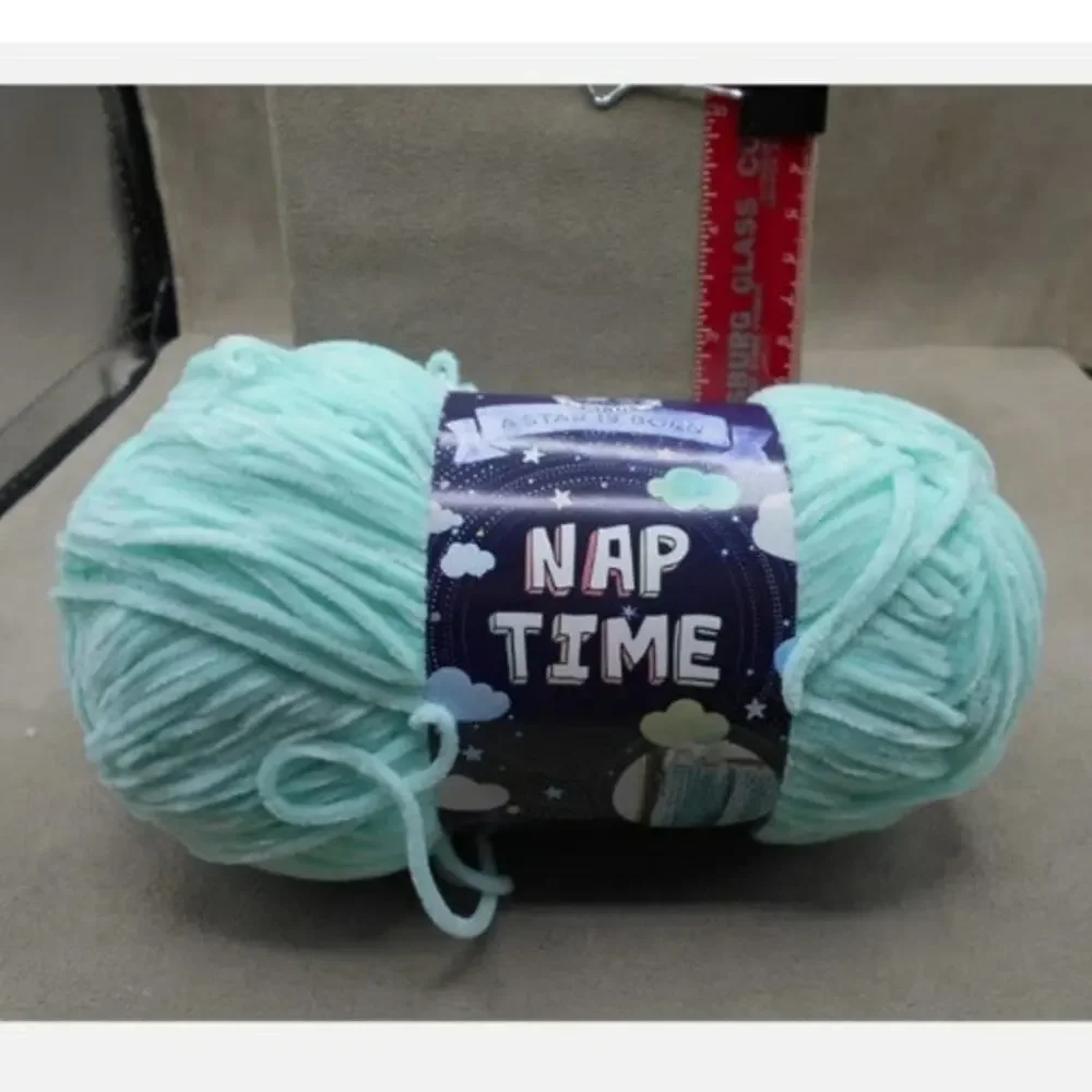 Lion Brand Nap Time Yarn PALE AQUA Color 104R Lot 69103 Article 171 023032064727